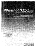 Yamaha AX-1050-Owners-Manual